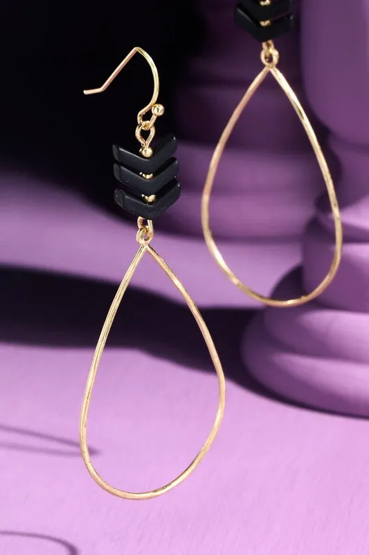 AAROW DROP EARRINGS