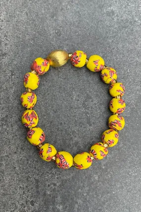 Akira Hand Painted Bead Bracelet