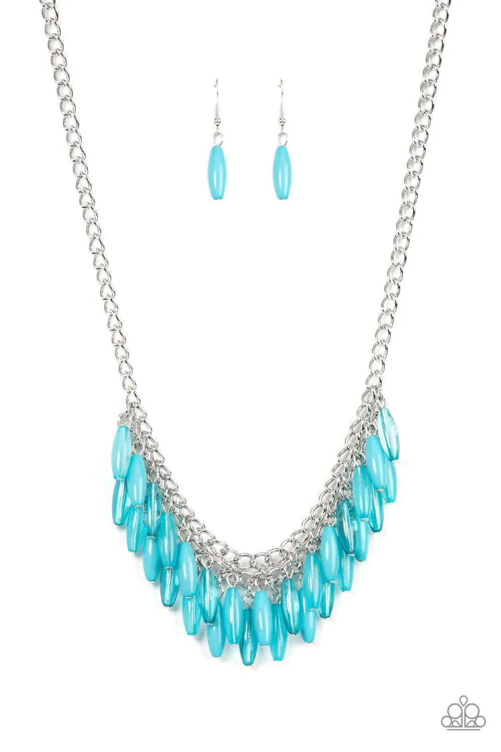 Beach House Hustle Blue Necklace - Paparazzi Accessories