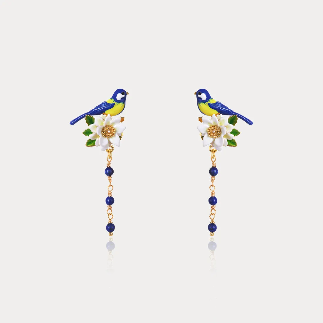 Blue Tit Earrings