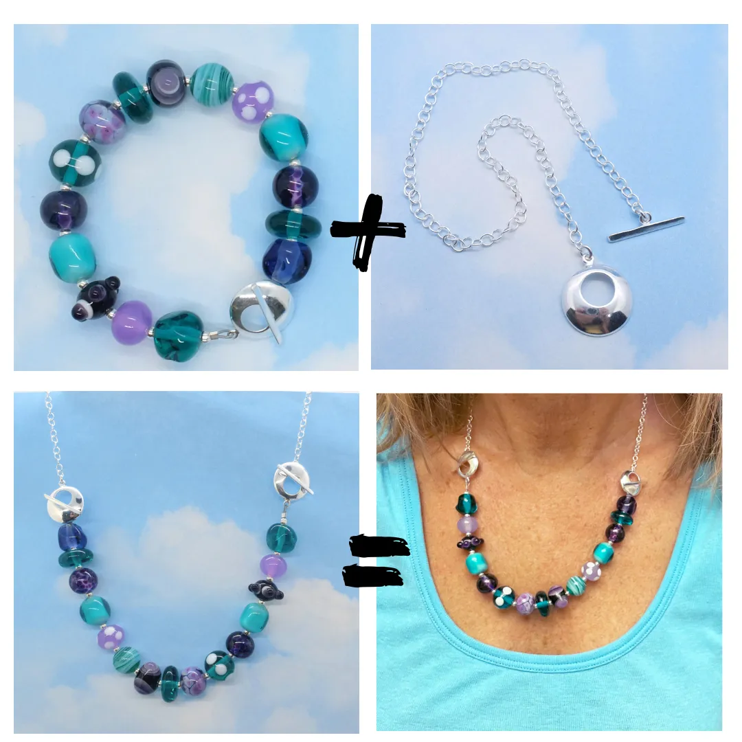 Bracelet to Necklace Converter - LARGE Toggle