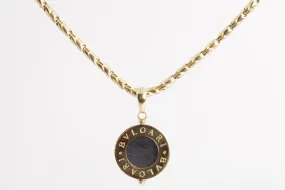 Bvlgari 15” 18k Yellow Gold Chain Necklace with Pendant (30.9g)