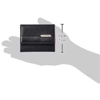 BVLGARI SERPENTI SCAGLIE BLACK MEN COIN CASE 282856