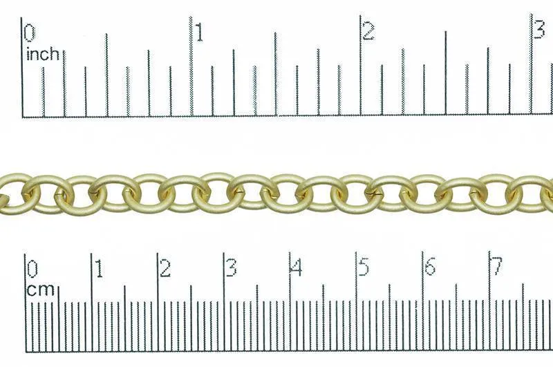 CH806, Oval Cable Chain - Per Inch