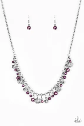 Coastal Cache Purple Necklace - Paparazzi Accessories