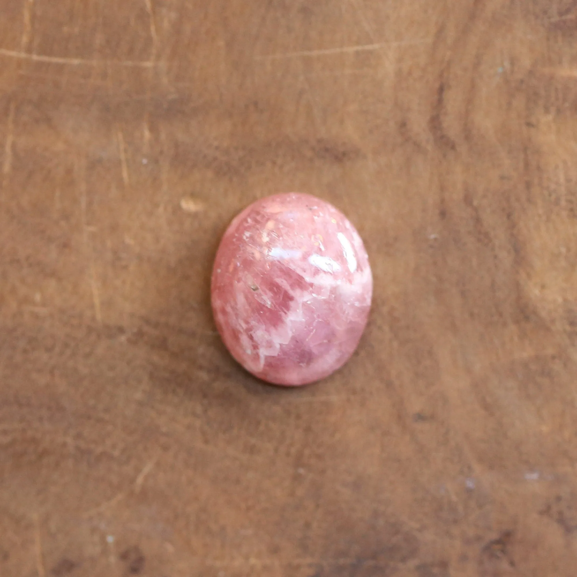 Delica Ring - Rhodochrosite Ring - .925 Sterling Silver Ring - Silversmith Ring - Rhodochrosite Stacker