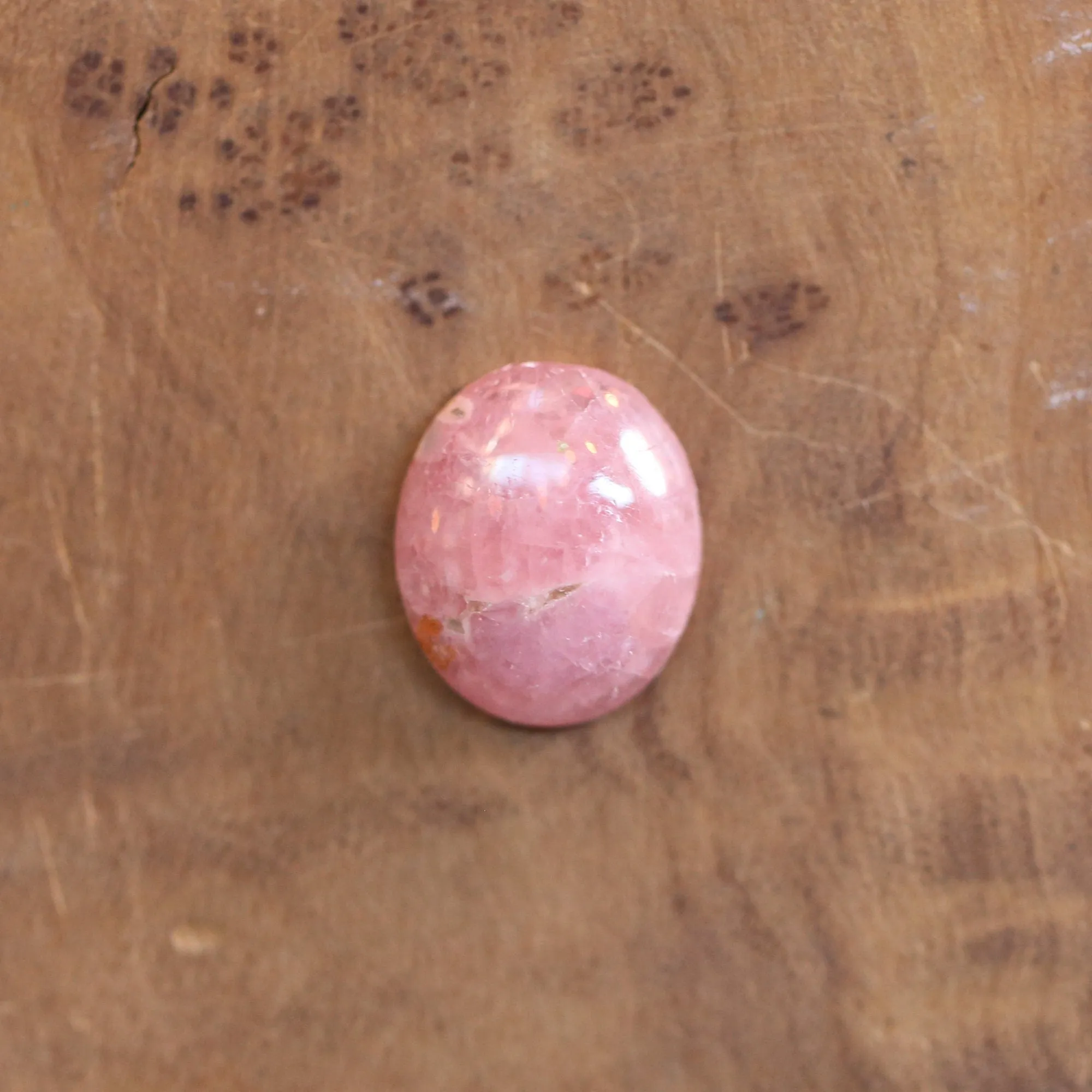 Delica Ring - Rhodochrosite Ring - .925 Sterling Silver Ring - Silversmith Ring - Rhodochrosite Stacker