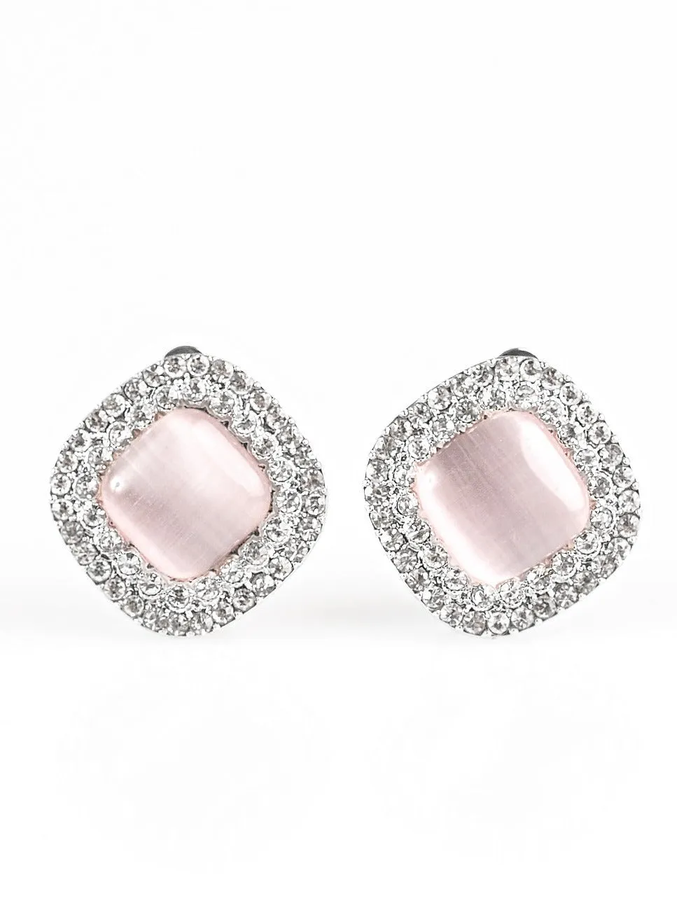  DEW What I DEW Pink Clip On Earrings