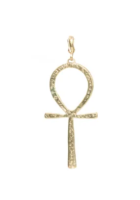 Dominique Cohen 18K Yellow Gold Ankh Enhancer Pendant