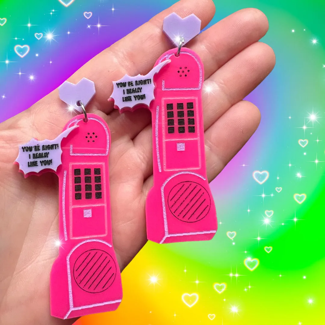 Dream Phone Dangle Earrings