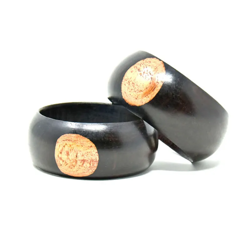 Ebony Plain Bangle 01