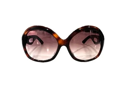 Emilio Pucci Oversized Tortoise Shell Round Sunglasses for Effortless Chic Style