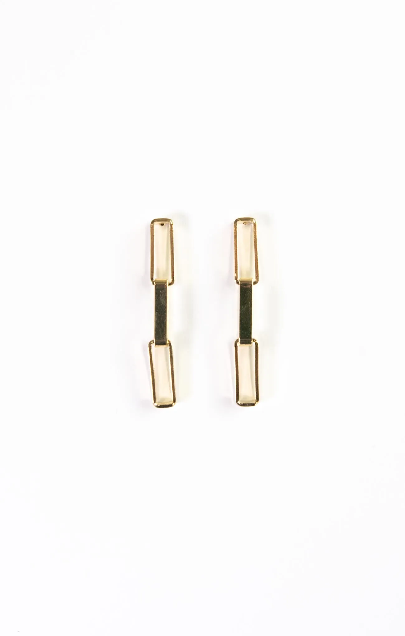 Geometric Clip Earrings