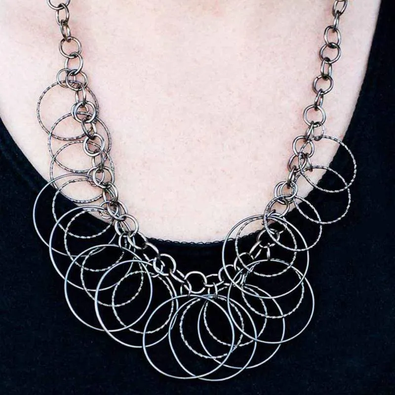 Elegant Black Necklace - Get In the Ring Collection