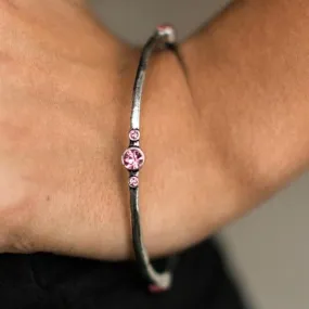 Girl of My GLEAMS Pink Bangle Bracelet