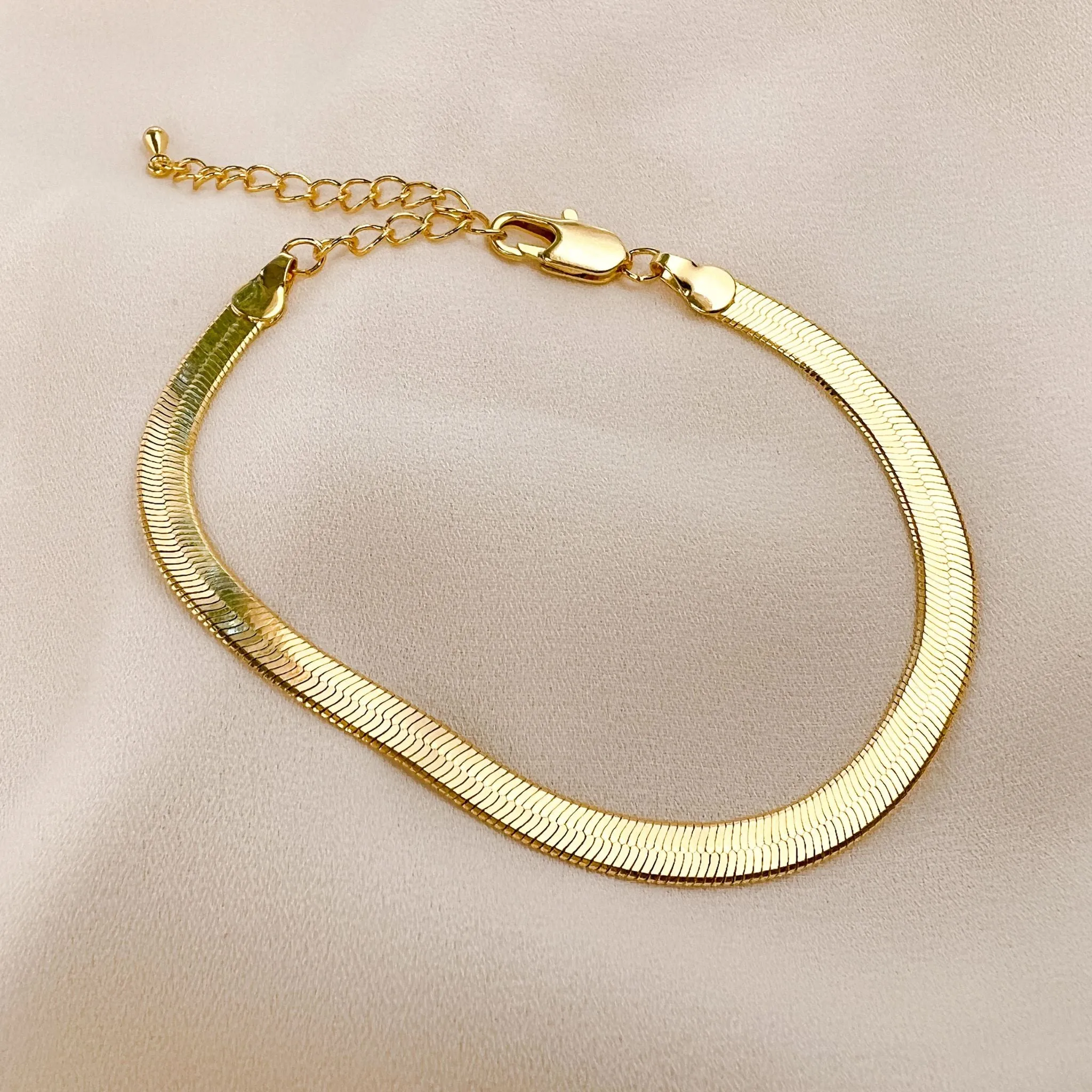 Gold Snake Chain Bracelet