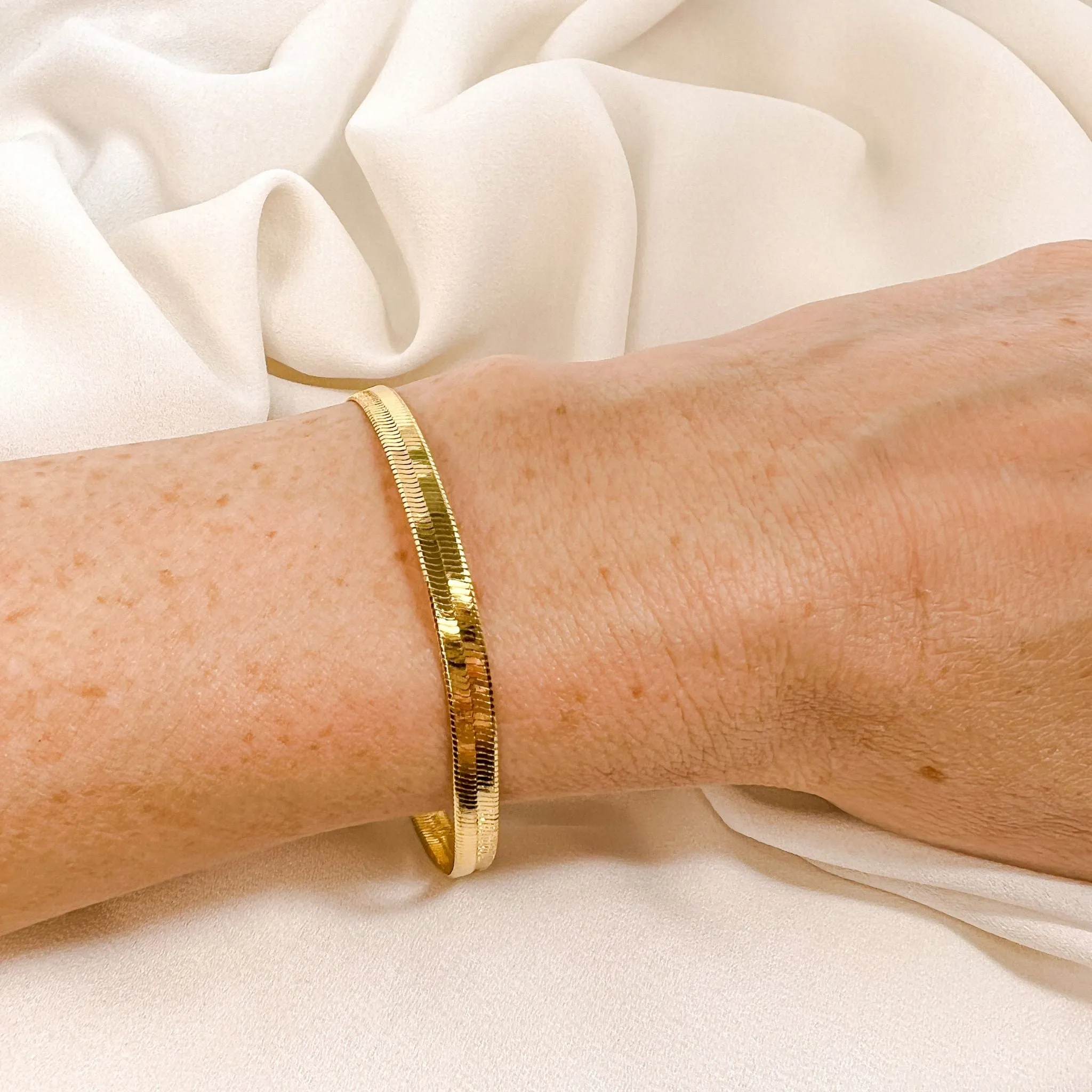 Gold Snake Chain Bracelet