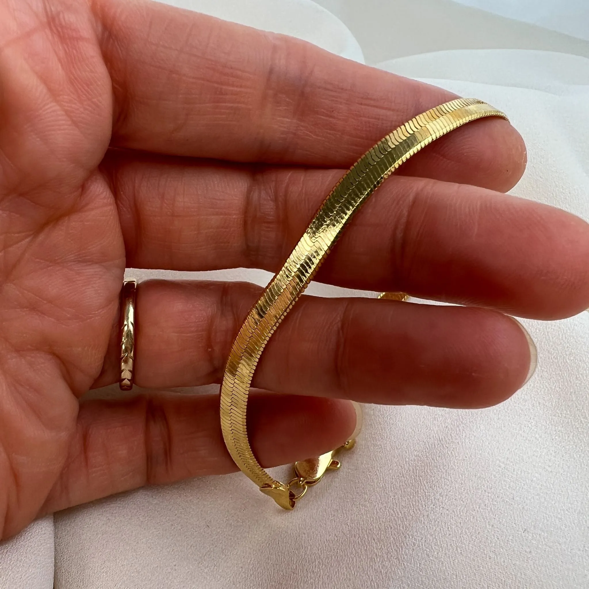 Gold Snake Chain Bracelet