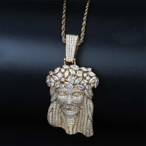 Iced Jesus pendant