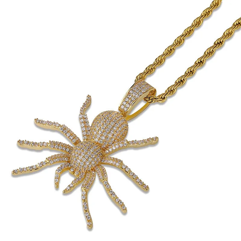 Iced Spider pendant