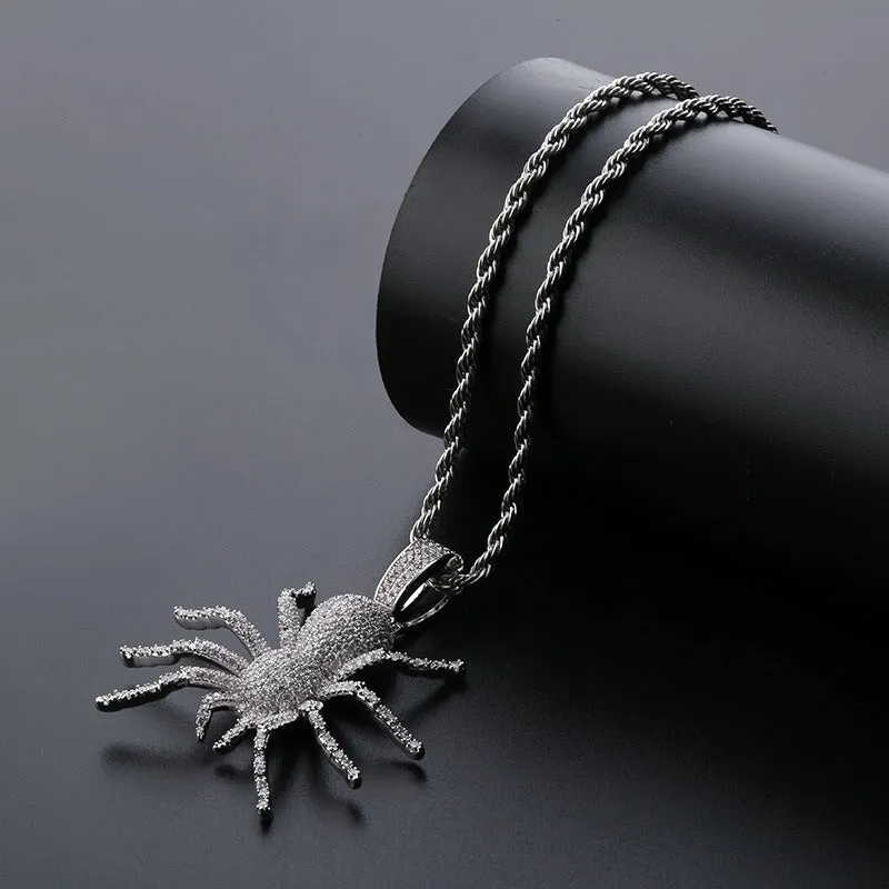 Iced Spider pendant