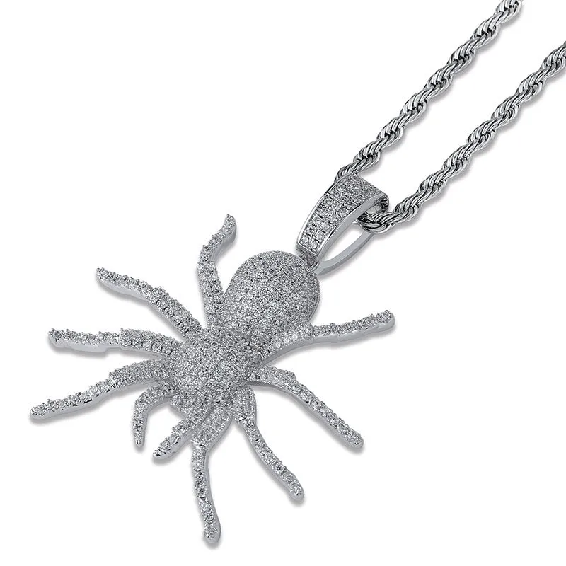 Iced Spider pendant