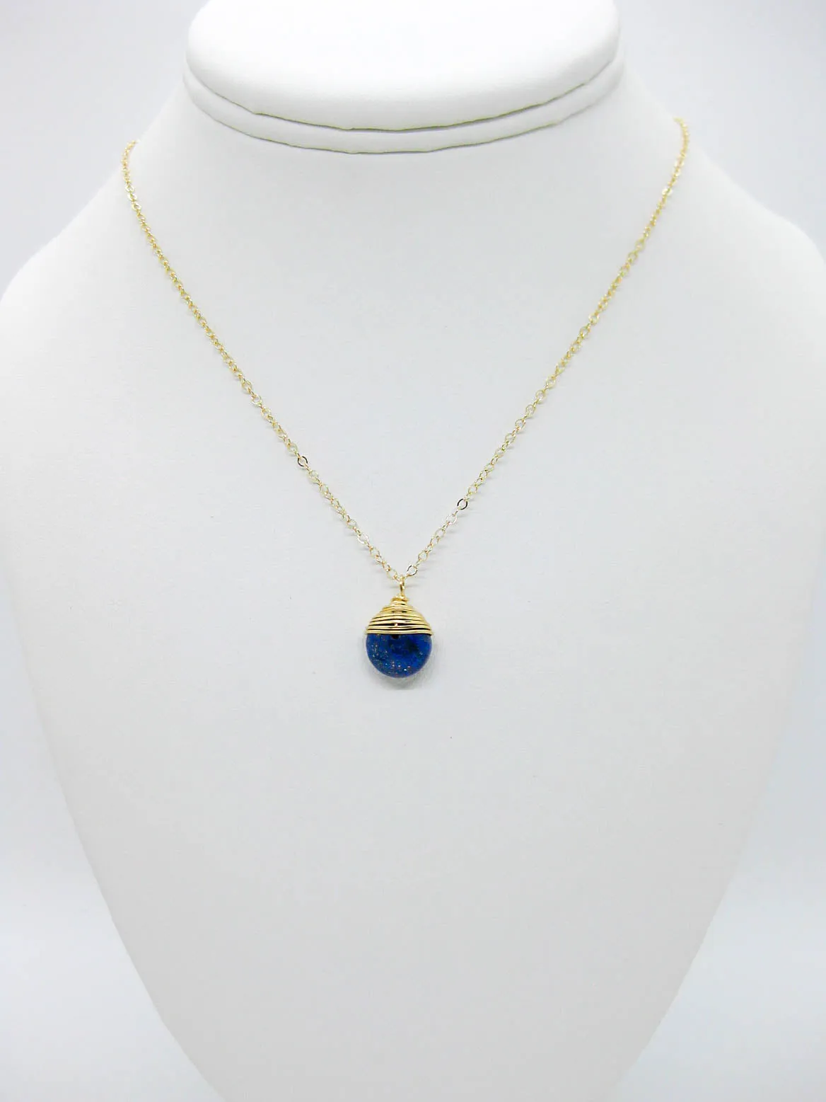 Jasmine: Lapis Necklace - n615