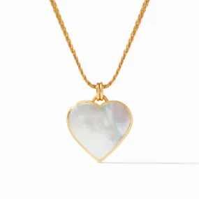 Julie Vos Heart Mother Of Pearl Heart Pendant