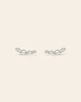 Juno Ear Climbers - Sterling Silver