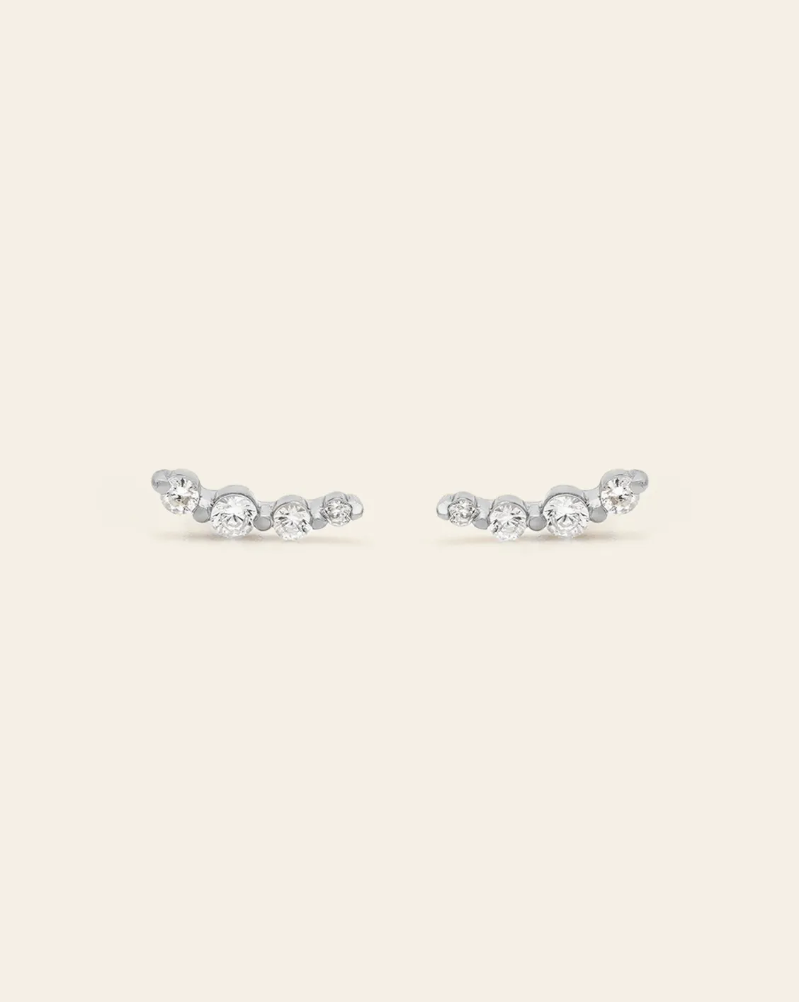 Juno Ear Climbers - Sterling Silver