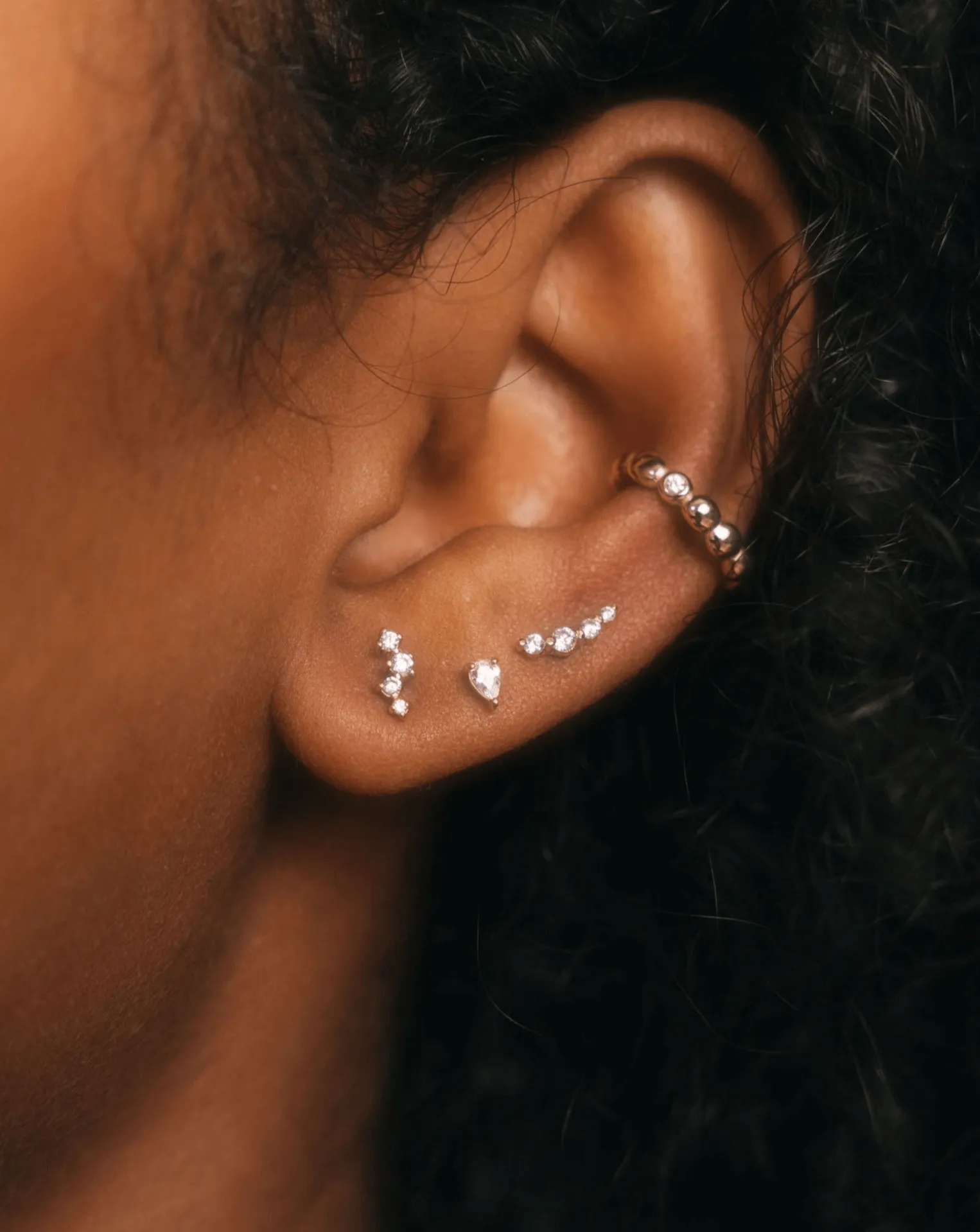 Juno Ear Climbers - Sterling Silver