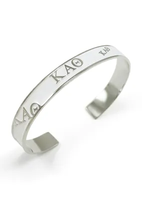 Kappa Alpha Theta Bangle (White)