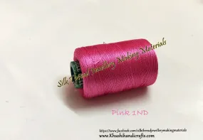 Light Pink shade Silk Threads Individual Spools for Bangle/Jhumkas/Jewelry Designing/Tassel Making Shade No. 1ND