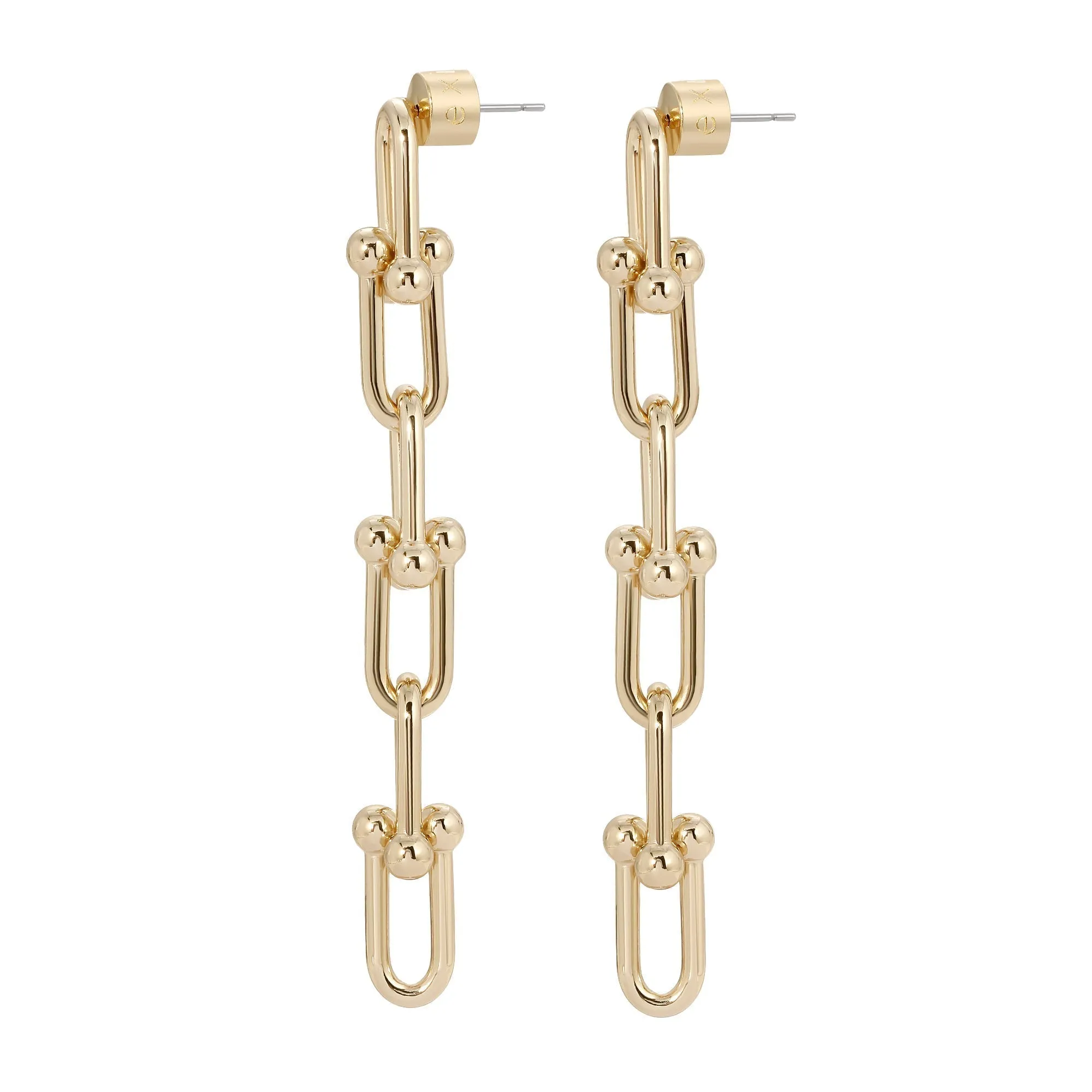 Margaux 6 Link Drop Earrings by eklexic