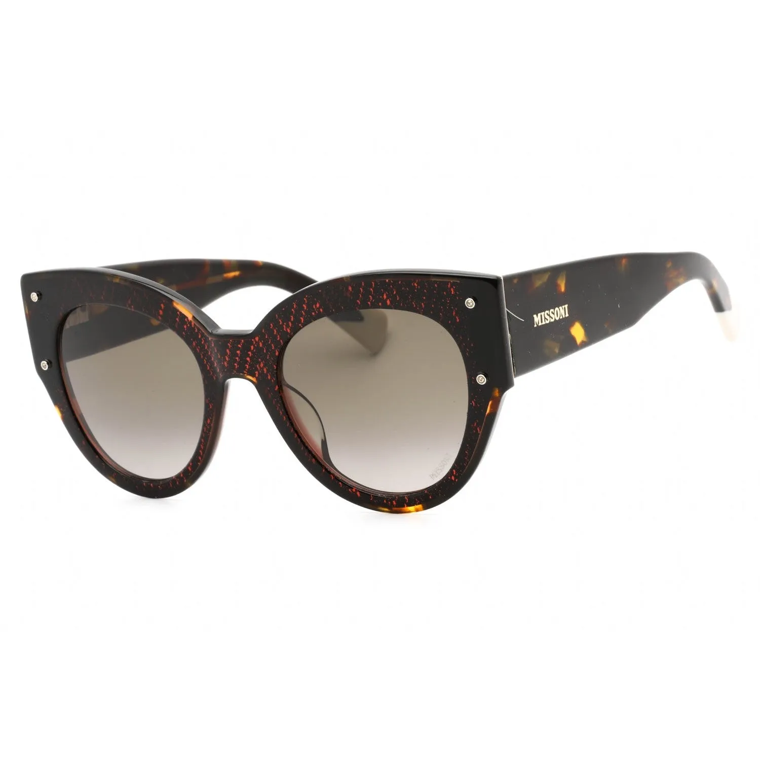 Missoni MIS 0063/S Sunglasses Havana Brick / Brown Gradient Women's