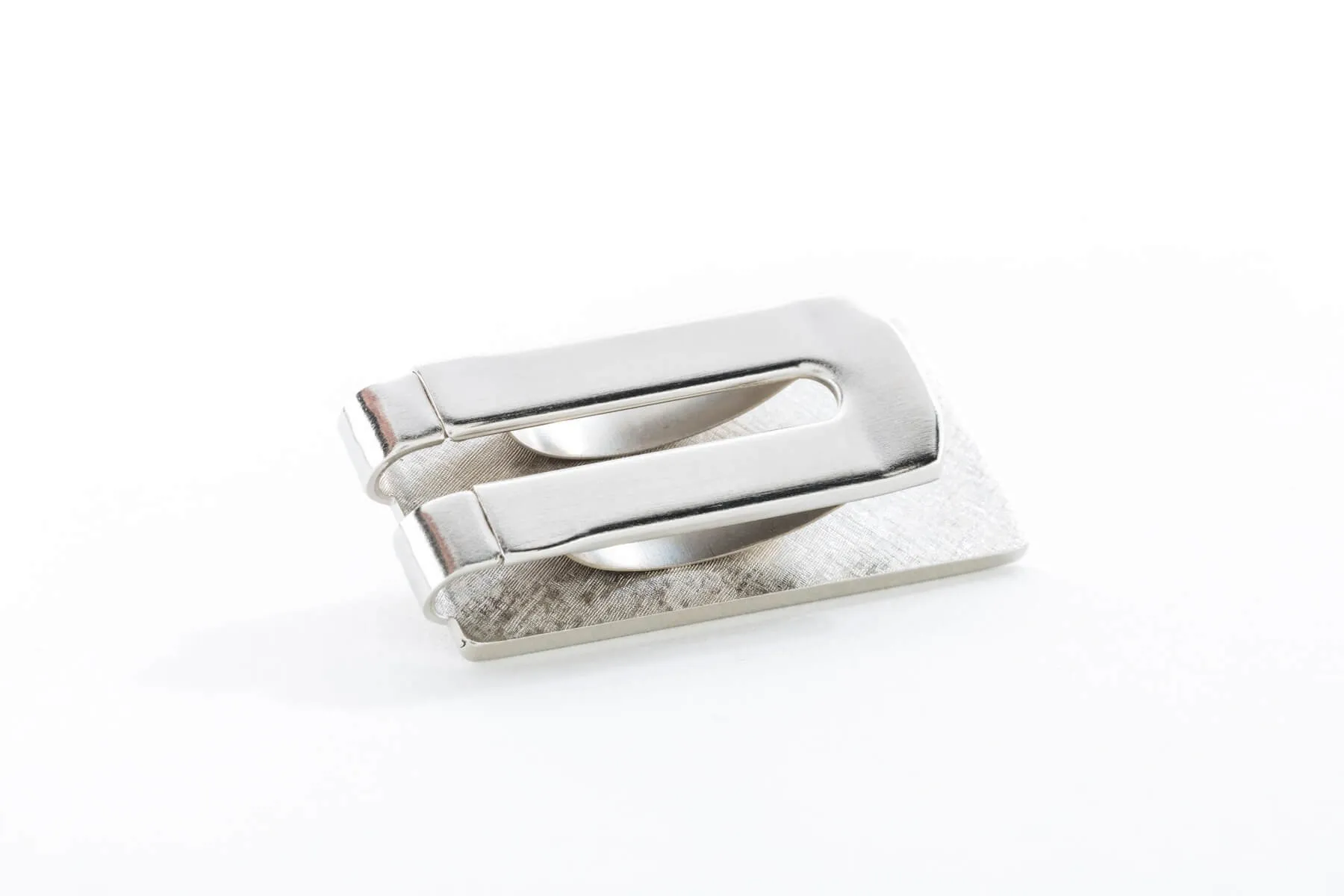 Money Clip - Silver Inlay