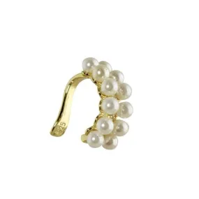 PEARL DOUBLE  ROW EAR CUFF