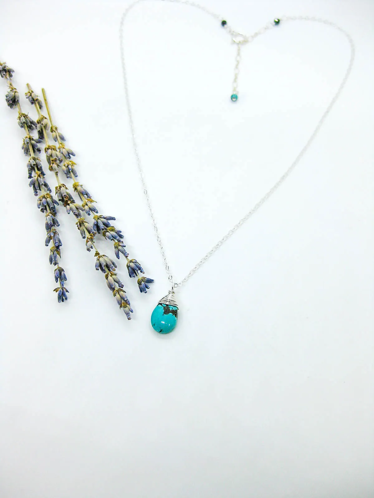 Poppy: Turquoise Necklace - n639