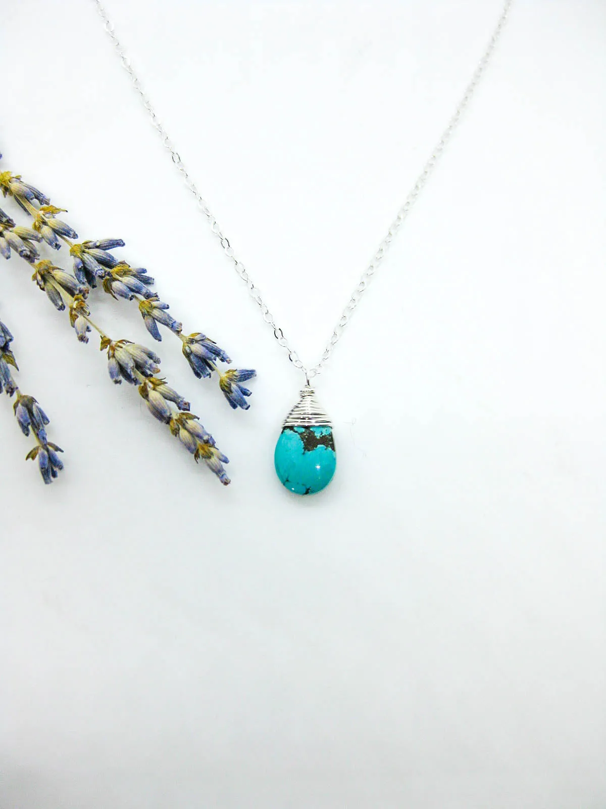 Poppy: Turquoise Necklace - n639