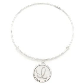 Precious Initial I Charm Bangle