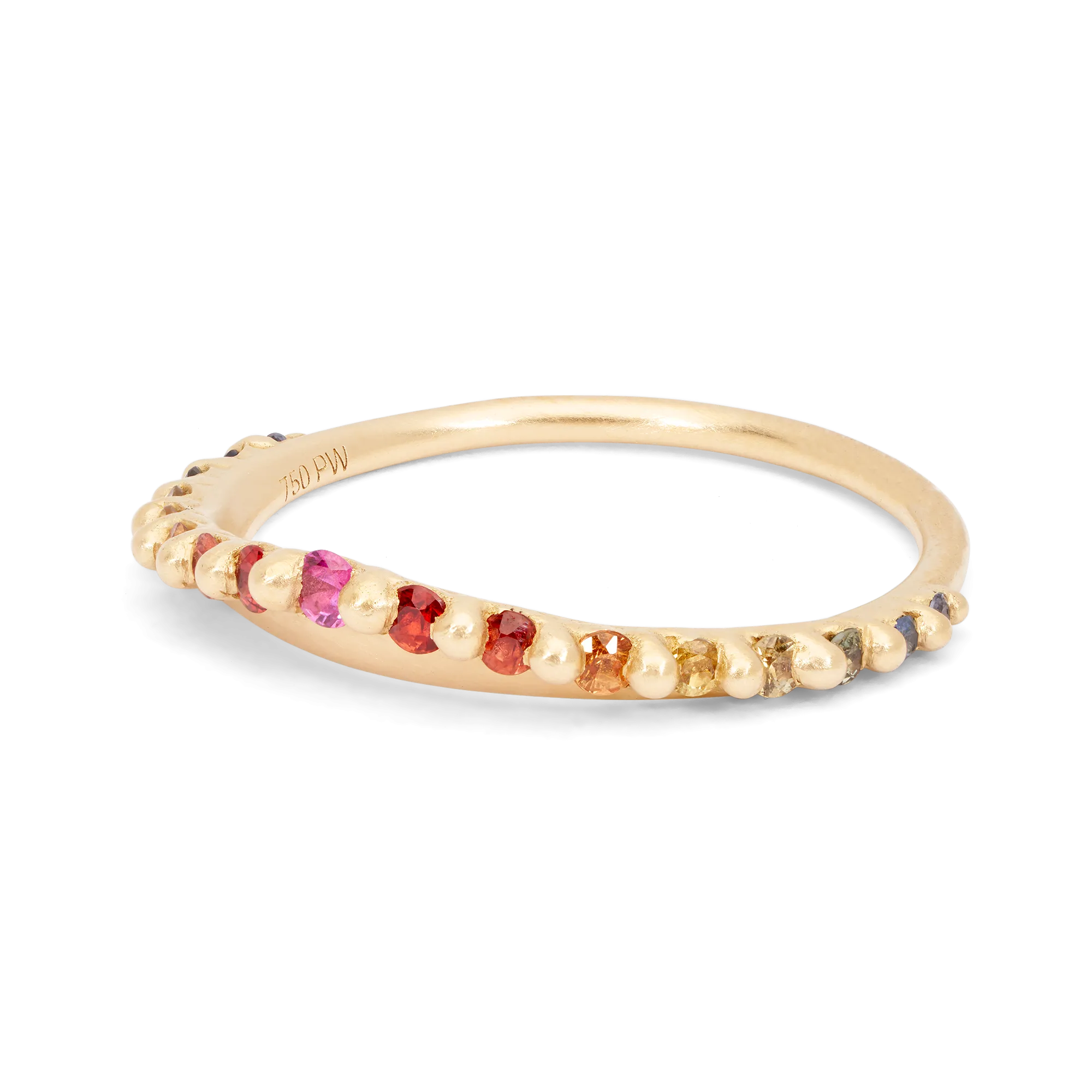 Rainbow Beatrix Petal Ring - Made to Order