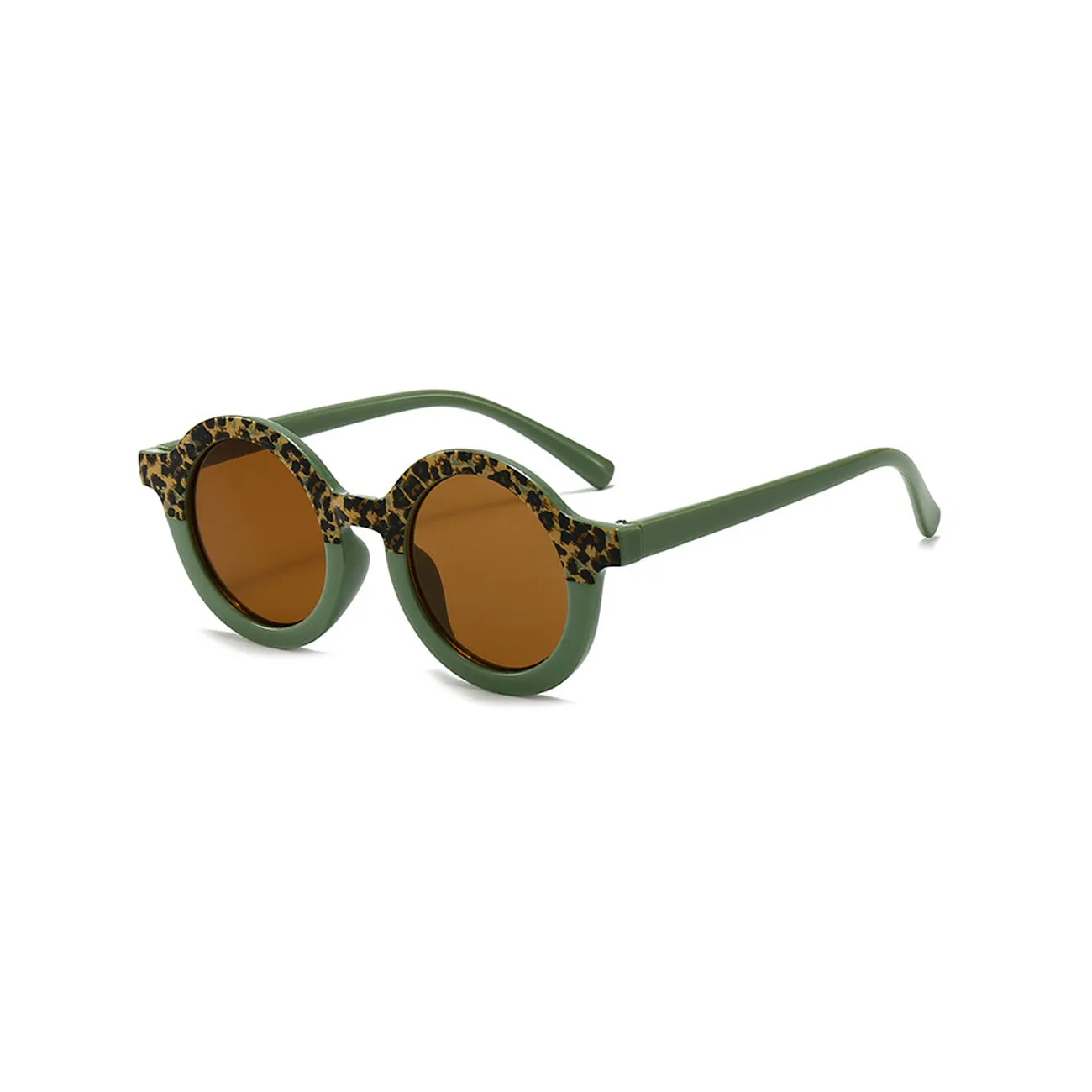 Sage Leopard Ava Baby Sunglasses