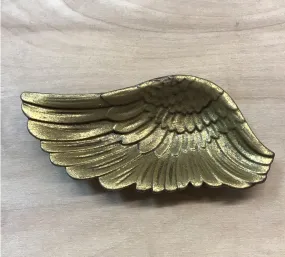 Sale Pewter wing tray: gold