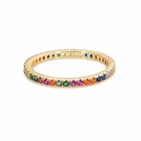 Shanada Rainbow Ring Gold