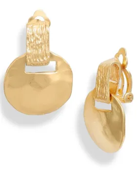 Short drop clip-on Earrings