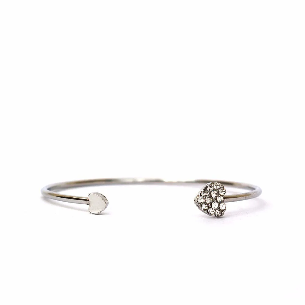 Silver Heart Bracelet