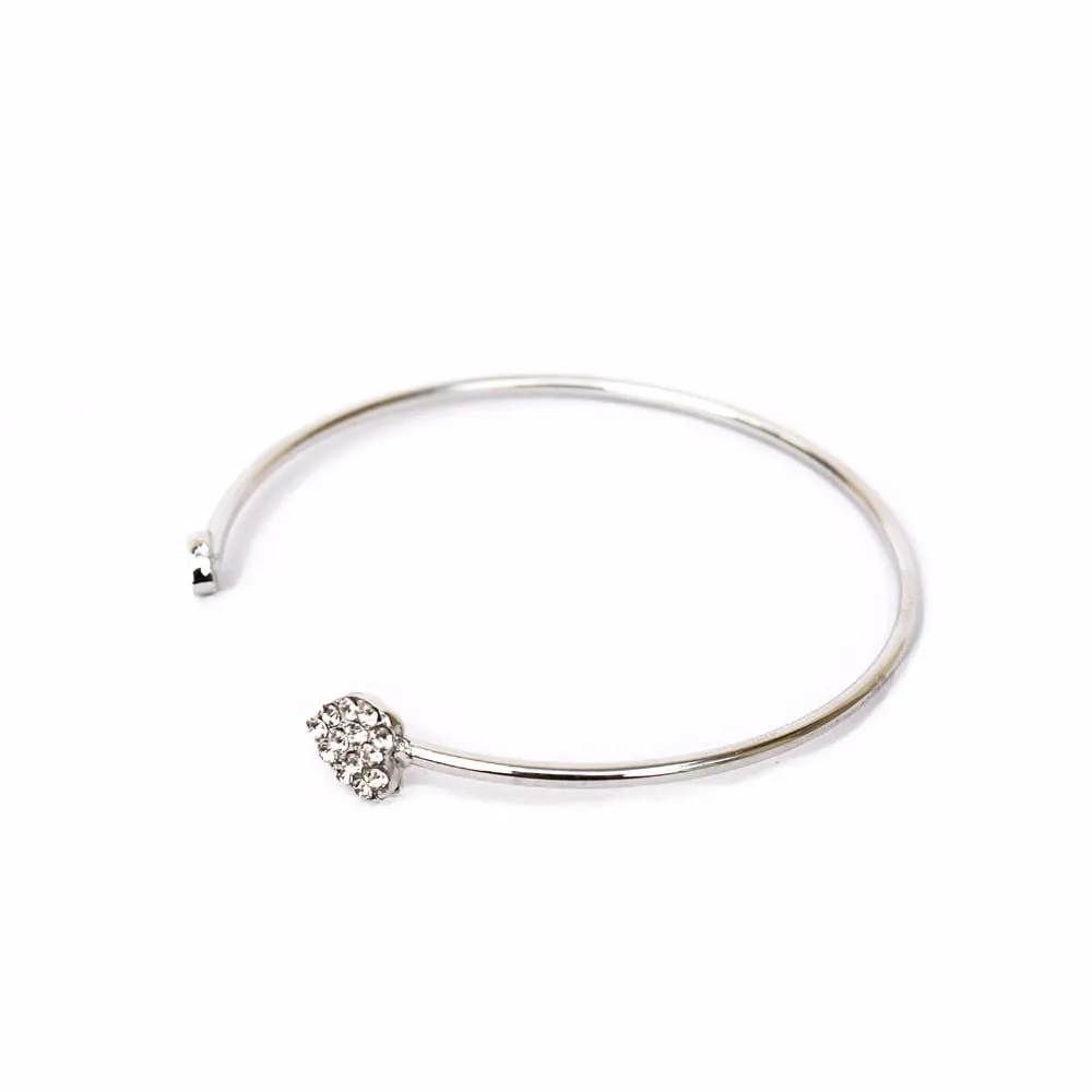 Silver Heart Bracelet