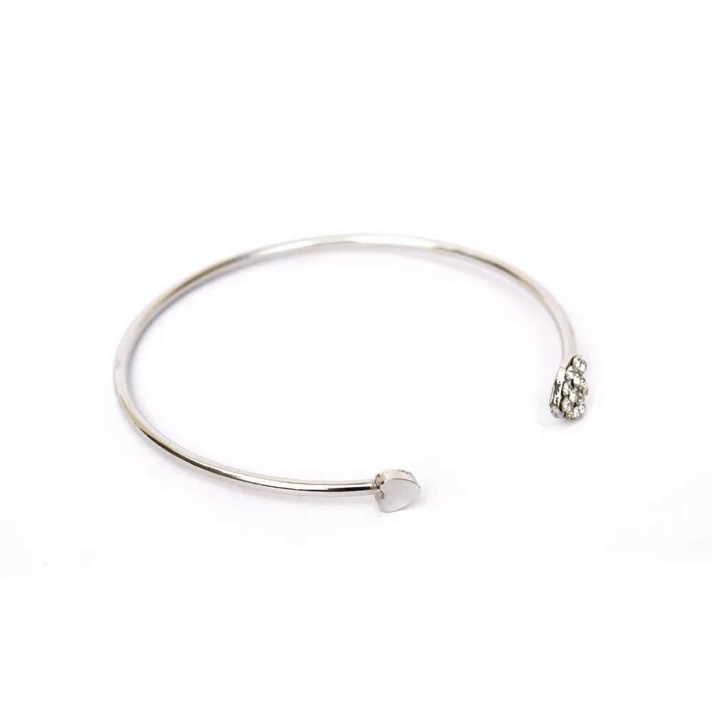 Silver Heart Bracelet