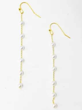 String of Pearls Earring