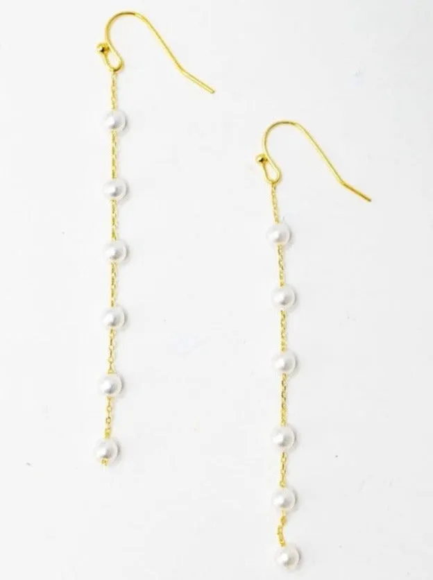 String of Pearls Earring